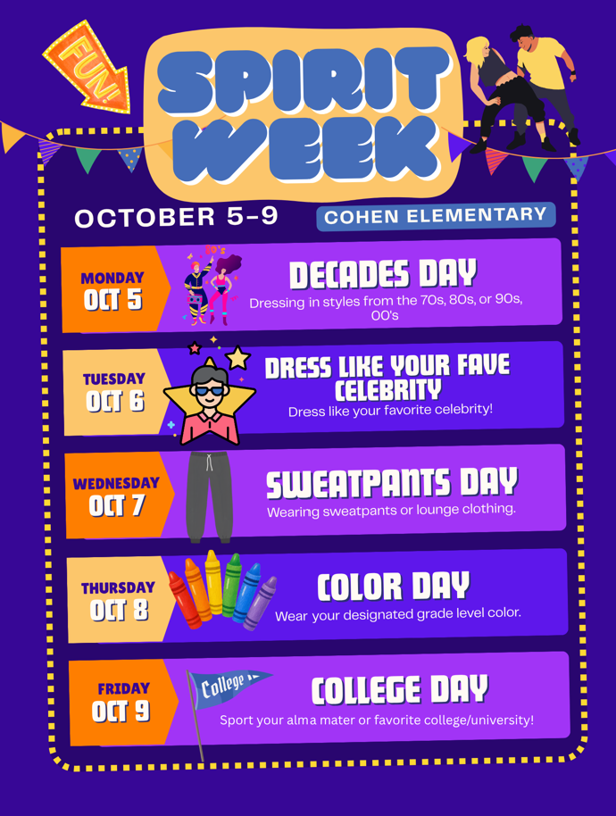 spirit week 1