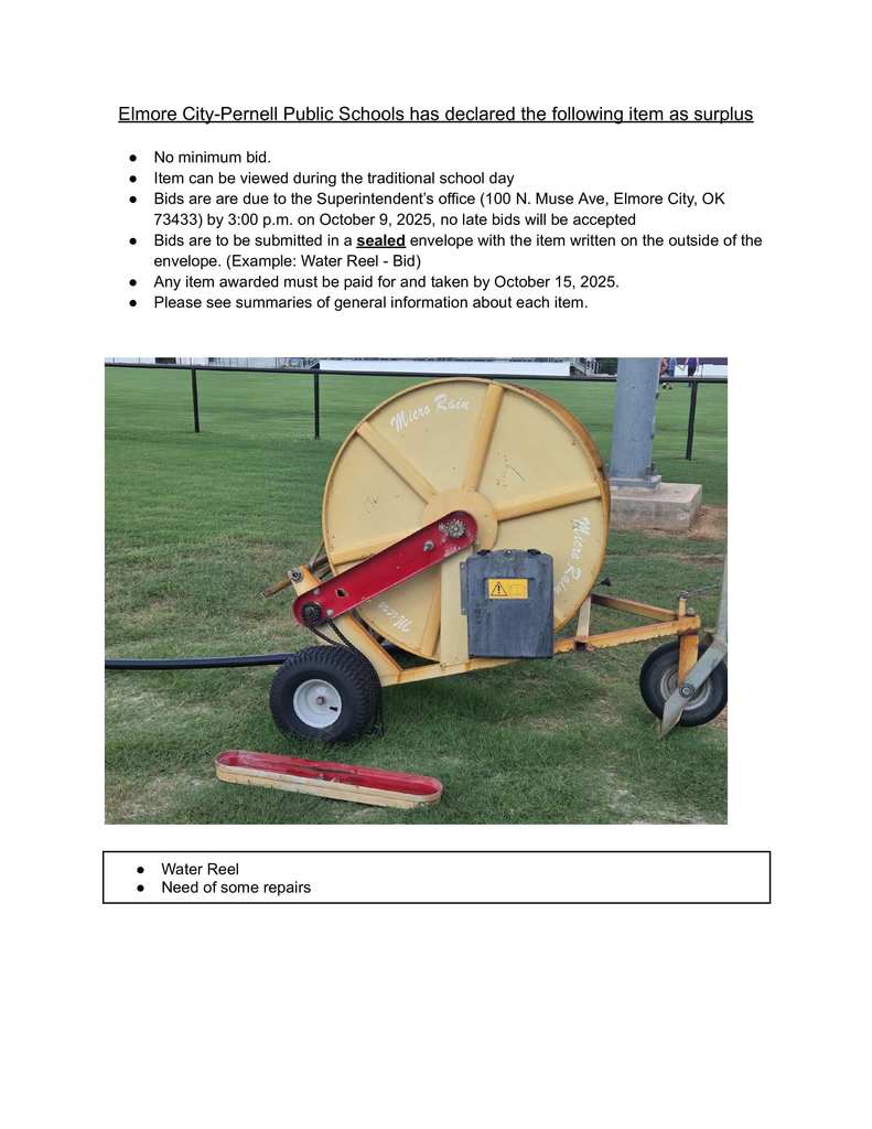 water reel