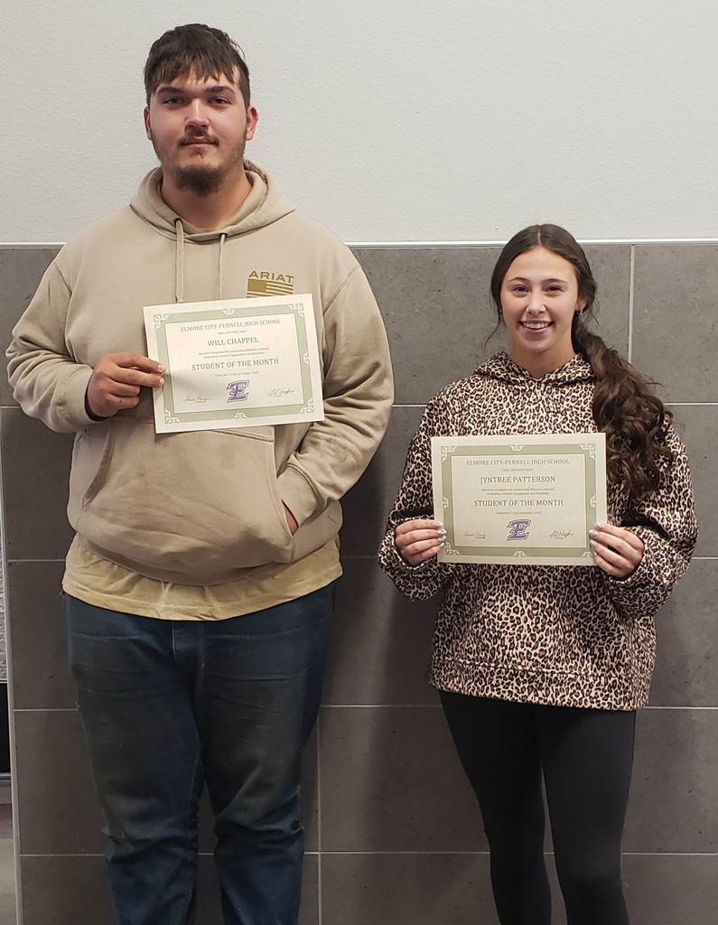 HS Sept student of month