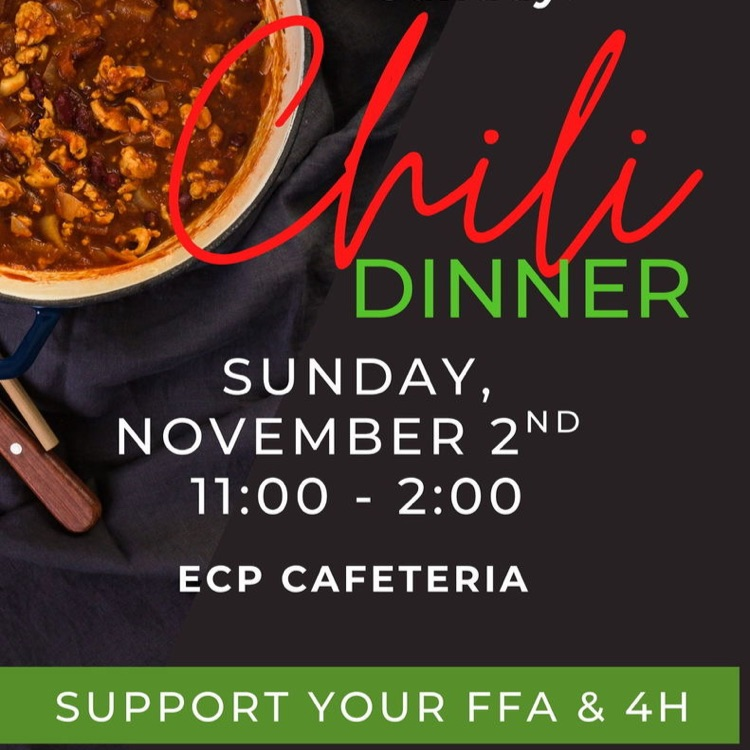 Chili dinner tomorrow 