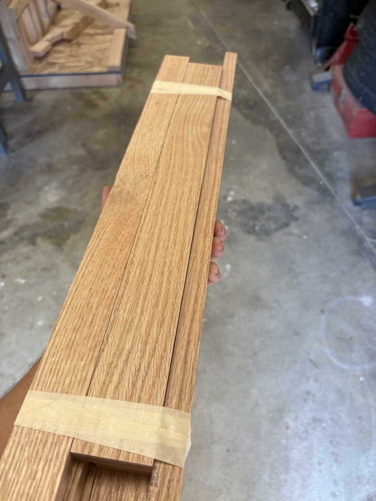 After the boards were planed