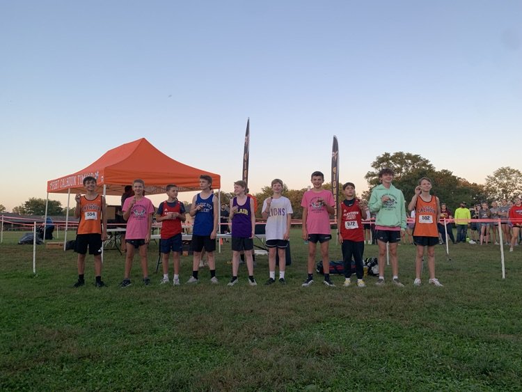 JH Boys top 10 (R to L)