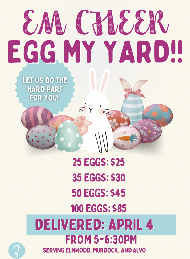Cheer Egg My Yard Flyer