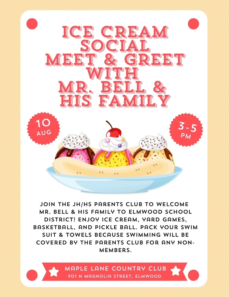 Red and Beige Modern Ice Cream Social Flyer