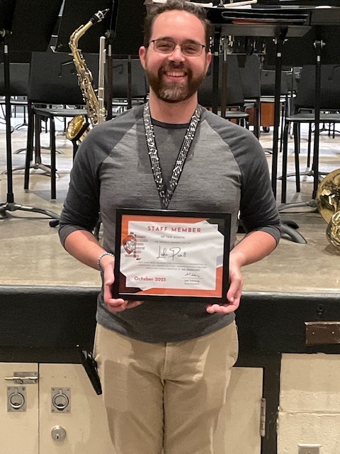 Congrats Mr. Pratt, our October Staff Member of the Month #TrojanWay