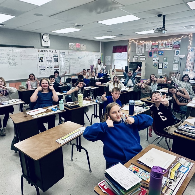 Thanks to Keira Sparks of Farmers State Bank for sharing Ag Facts and snacks with Fourth Grade. We had a great time!!  