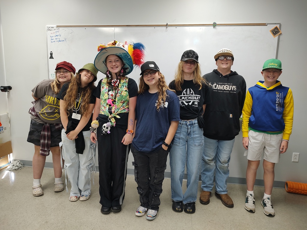 Crazy hair/hat day