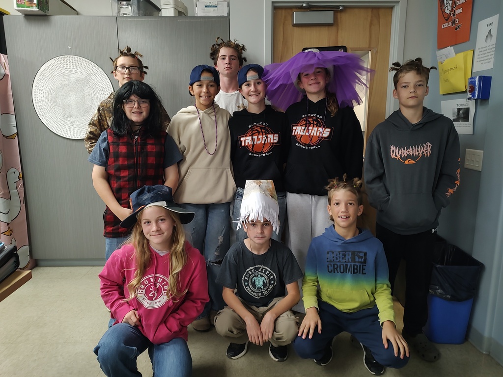 Crazy hair/hat day