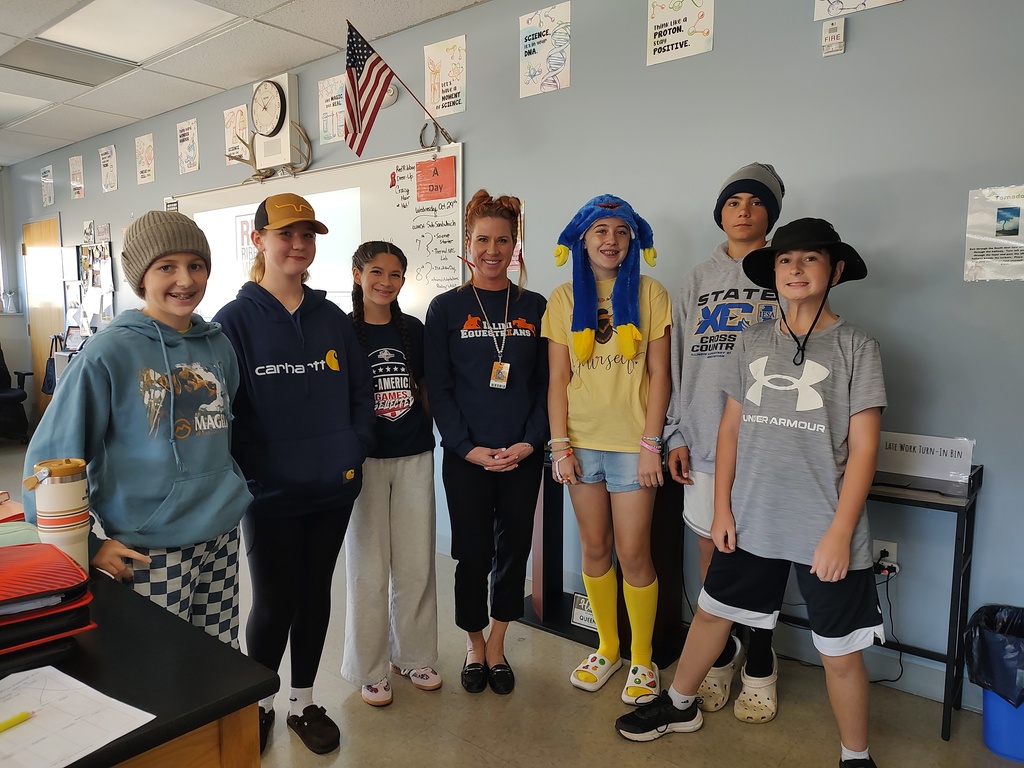 Crazy hair/hat day