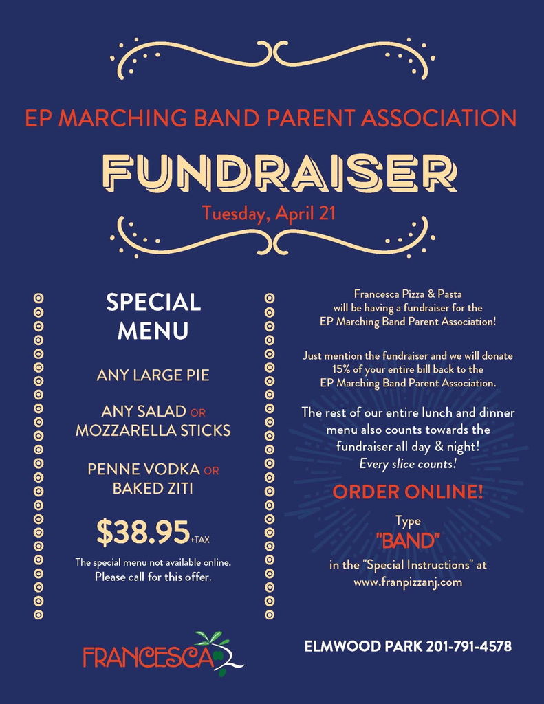 Marching Band Fundraiser