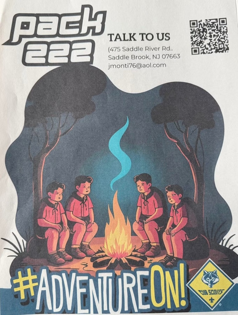 cub scouts around fire