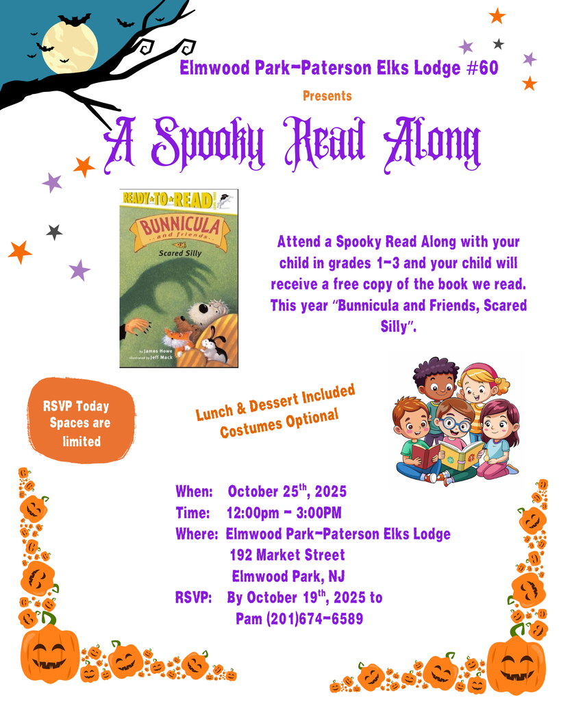A Spooky Read Along Flyer