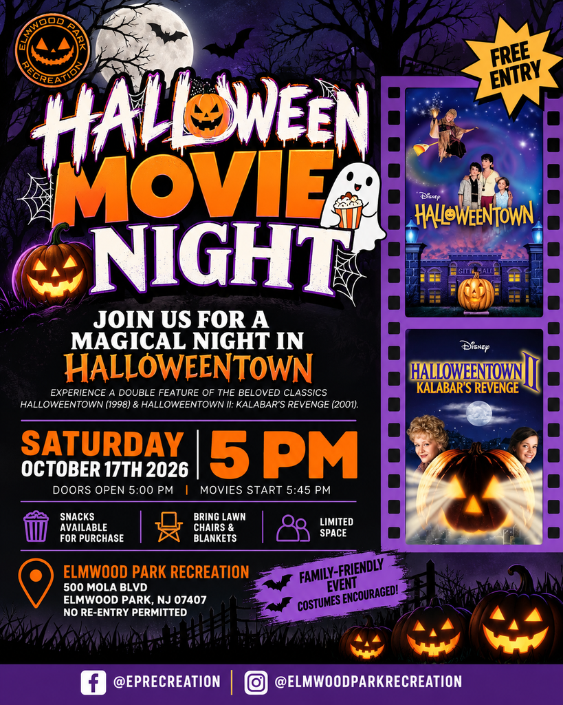 Halloween Movie Night Flyer