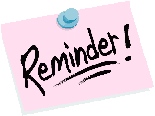 Reminder - No School