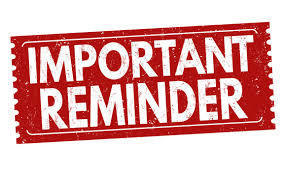 Important Reminder to complete schedule changes at school