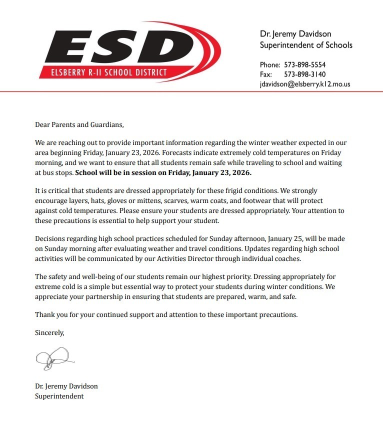 Winter Weather for 1/23/26