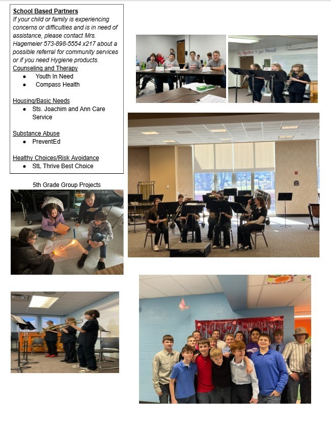 Elsberry Middle School March Newsletter 2026