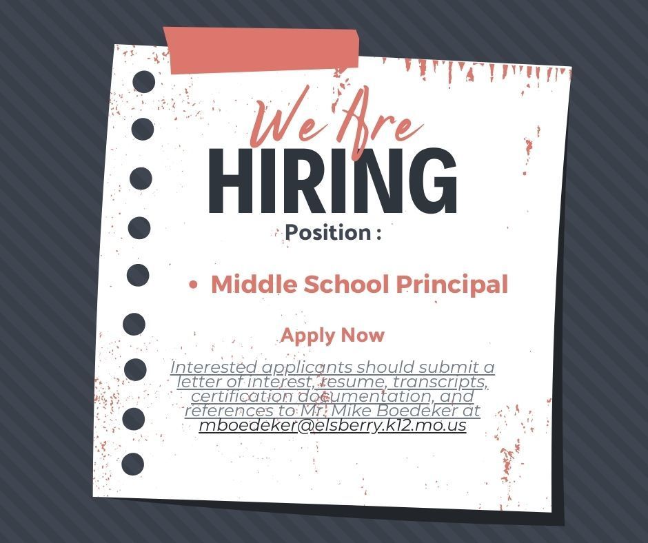 MS Principal Job Available