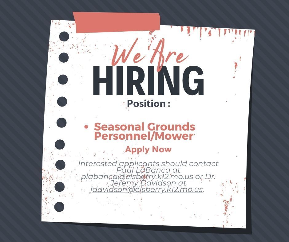 Seasonal Groundskeeper Job
