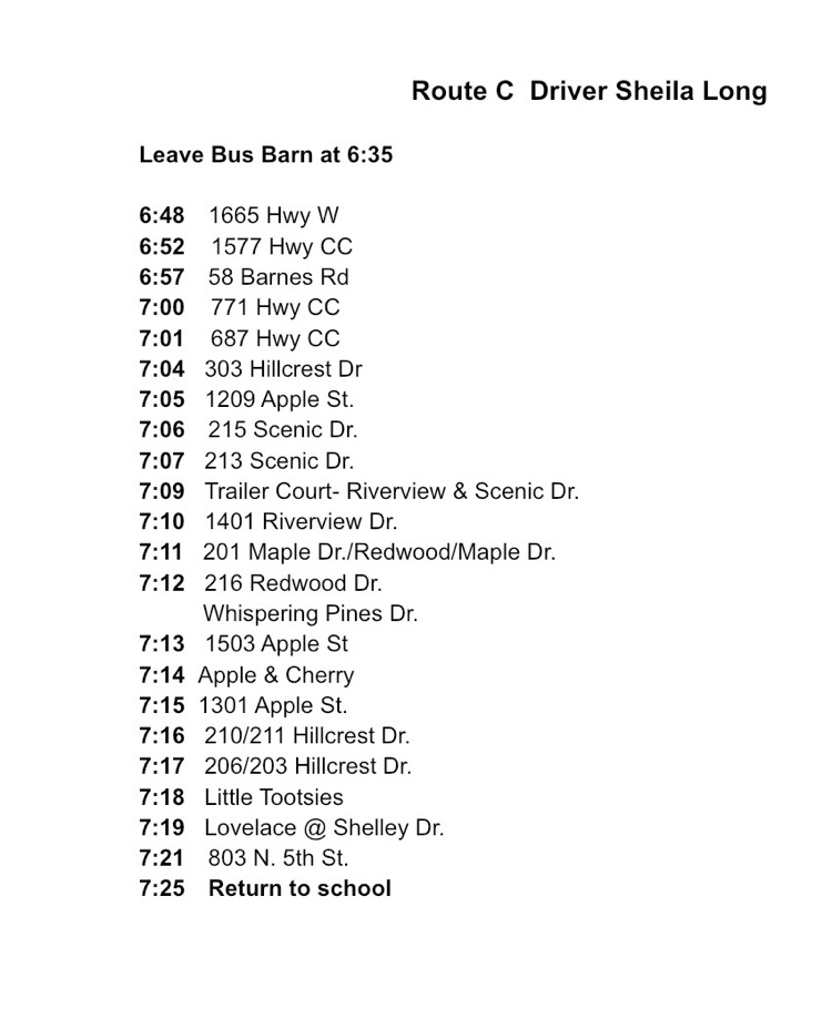 Bus Routes 