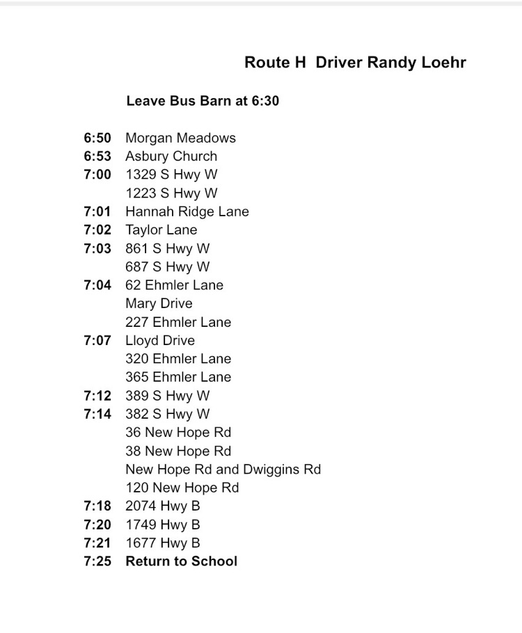 Bus Routes 