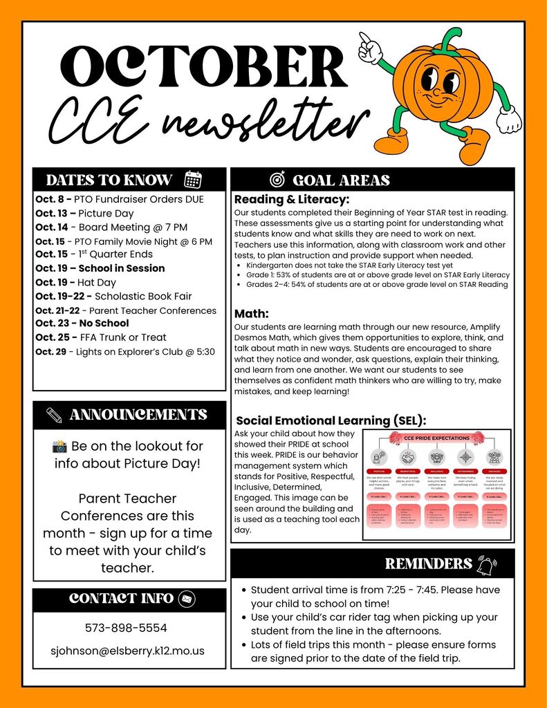 October Newsletter