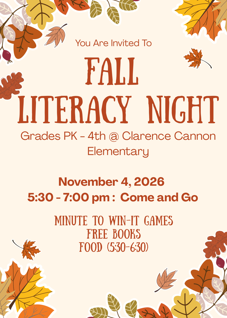 Fall Literacy Night Flyer