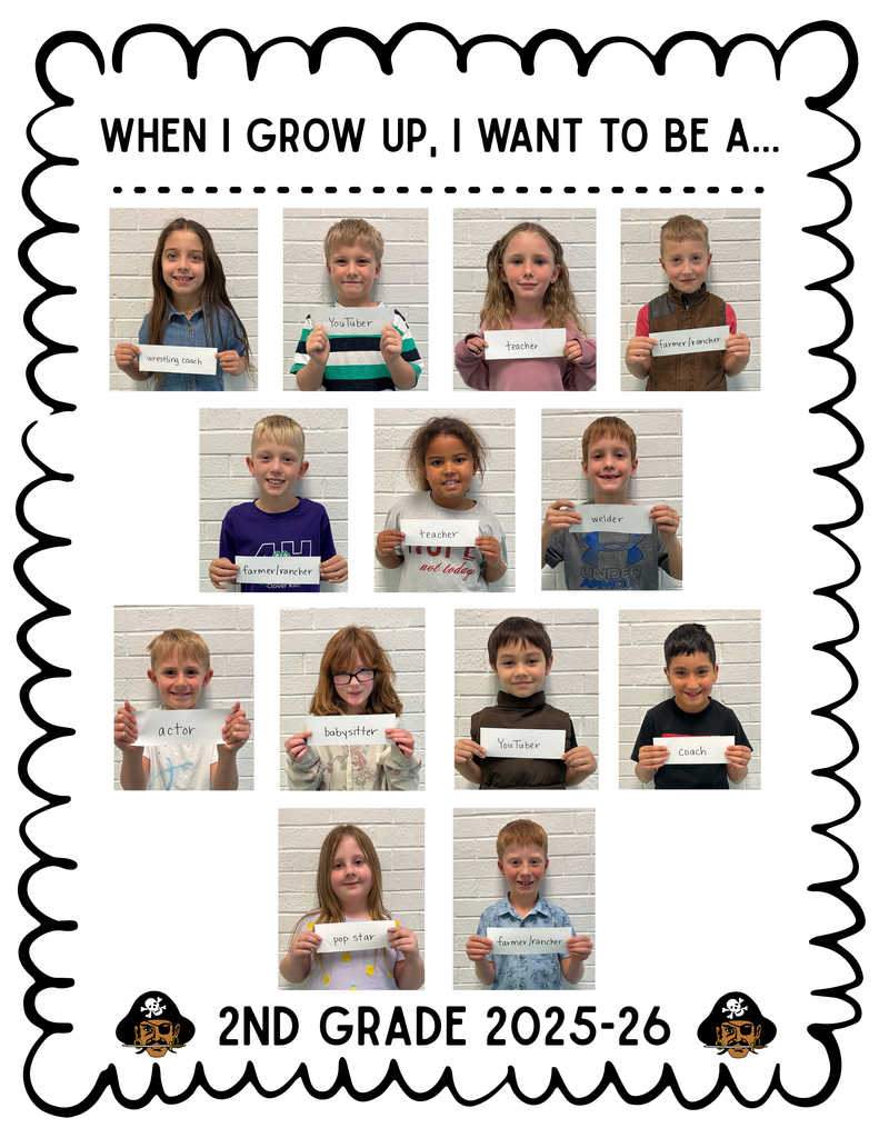 2nd grade "when I grow up" poster