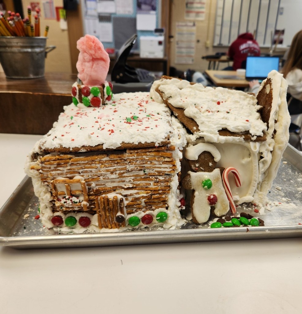 kitchen 3 Foods 1 gingerbread house 