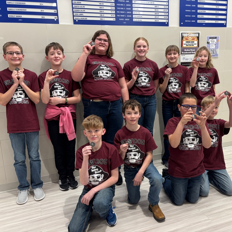 Elwood Elementary Quiz Bowl Team