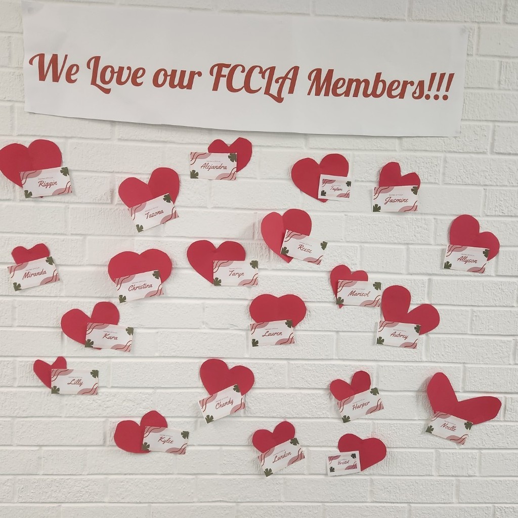 We celebrate our wonderful members!  Officers and members at our meeting made a wall to honor our members this week.