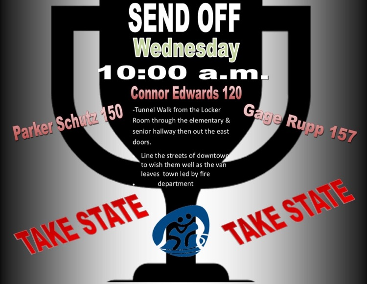 State Wrestling Send Off