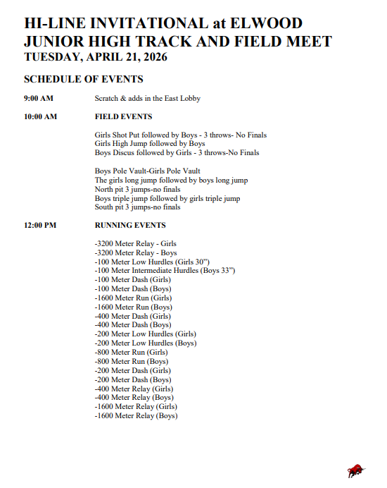 JH Track Hi-Line Invite