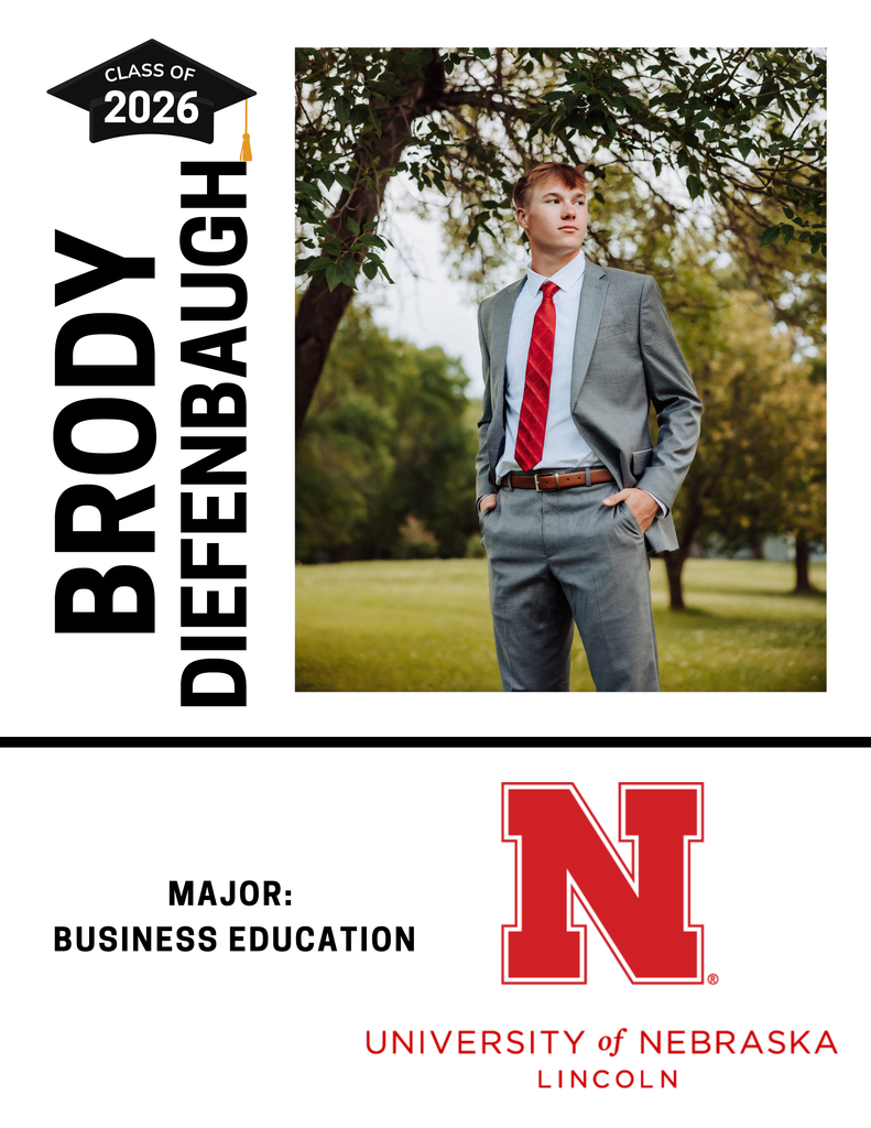 Postsecondary plan Brody Diefenbaugh