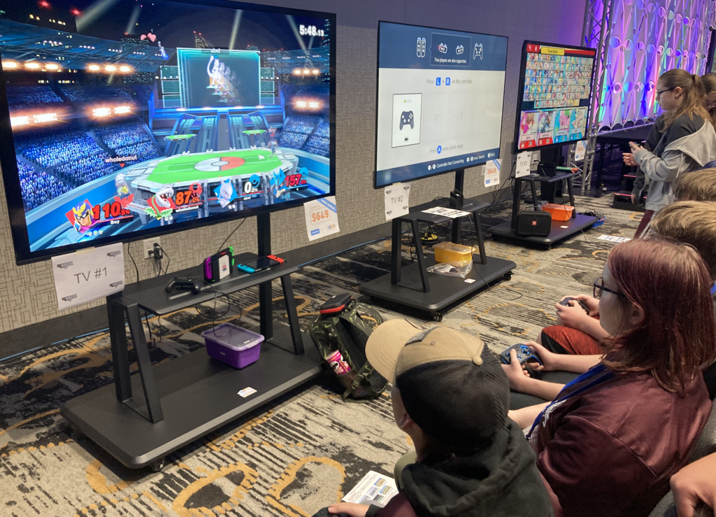 This tournament was part of the NETA education conference and was also an opportunity for school staff to see how a typical tournament usually goes.