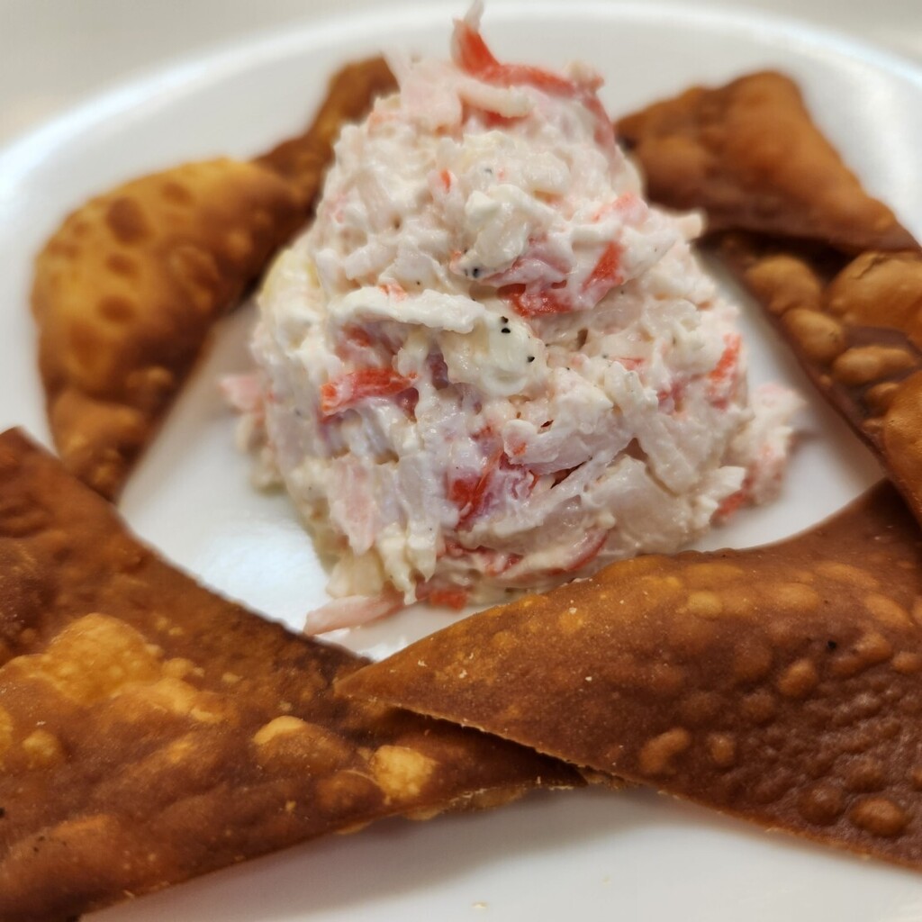 Brieanna and Kyra make Wonton chips and Crab Rangoon that left us wanting more!