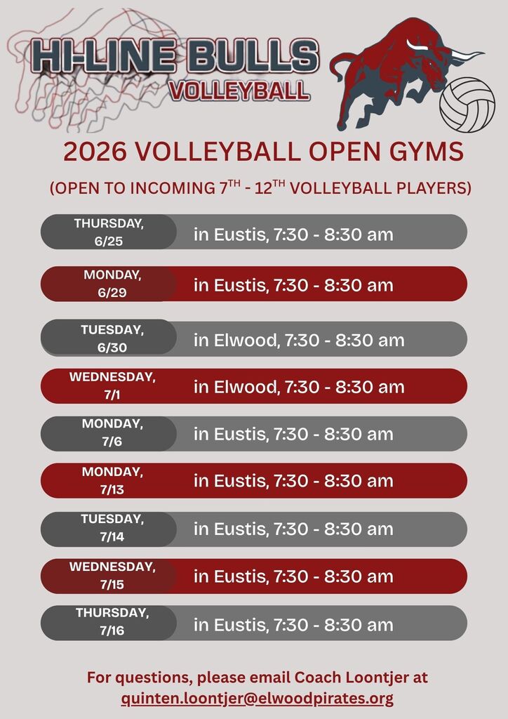 Volleyball Open Gym Schedule