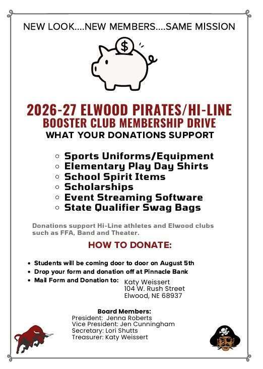 Booster club flyer