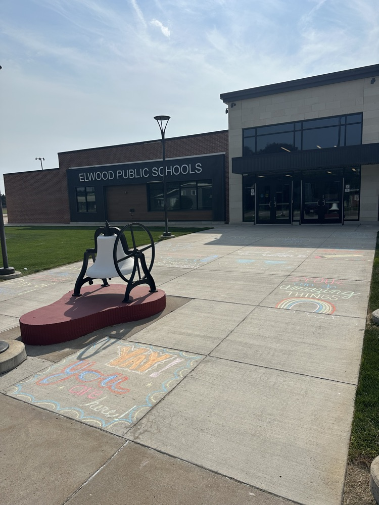 First day chalk doodles 