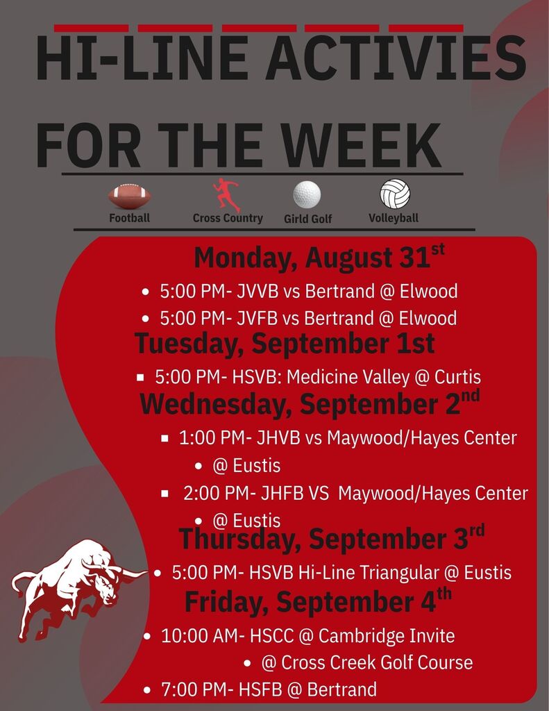 This week's Activities