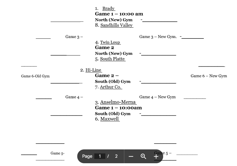 Brady VB Tournament
