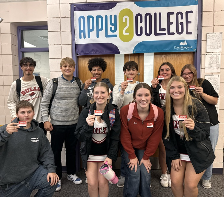 The seniors applied to college today