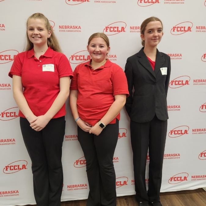 Eighth graders at FCCLA leadership conference at UNK.