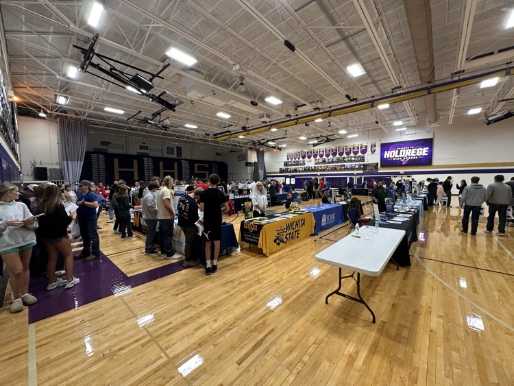College Fair at Holdrege High Schook