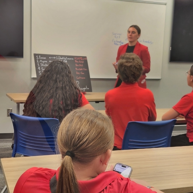 Kara presented one of the workshops at our district conference. 