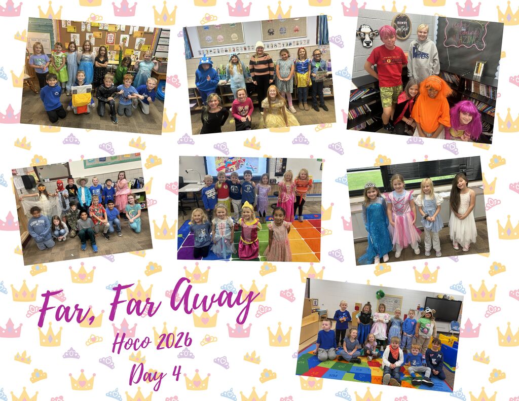 Students and staff who dressed up for "Far, Far Away" during Homecoming Week