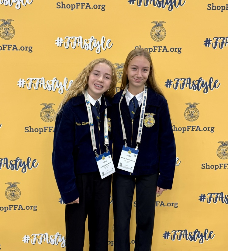 Emily and Reese at National FFA