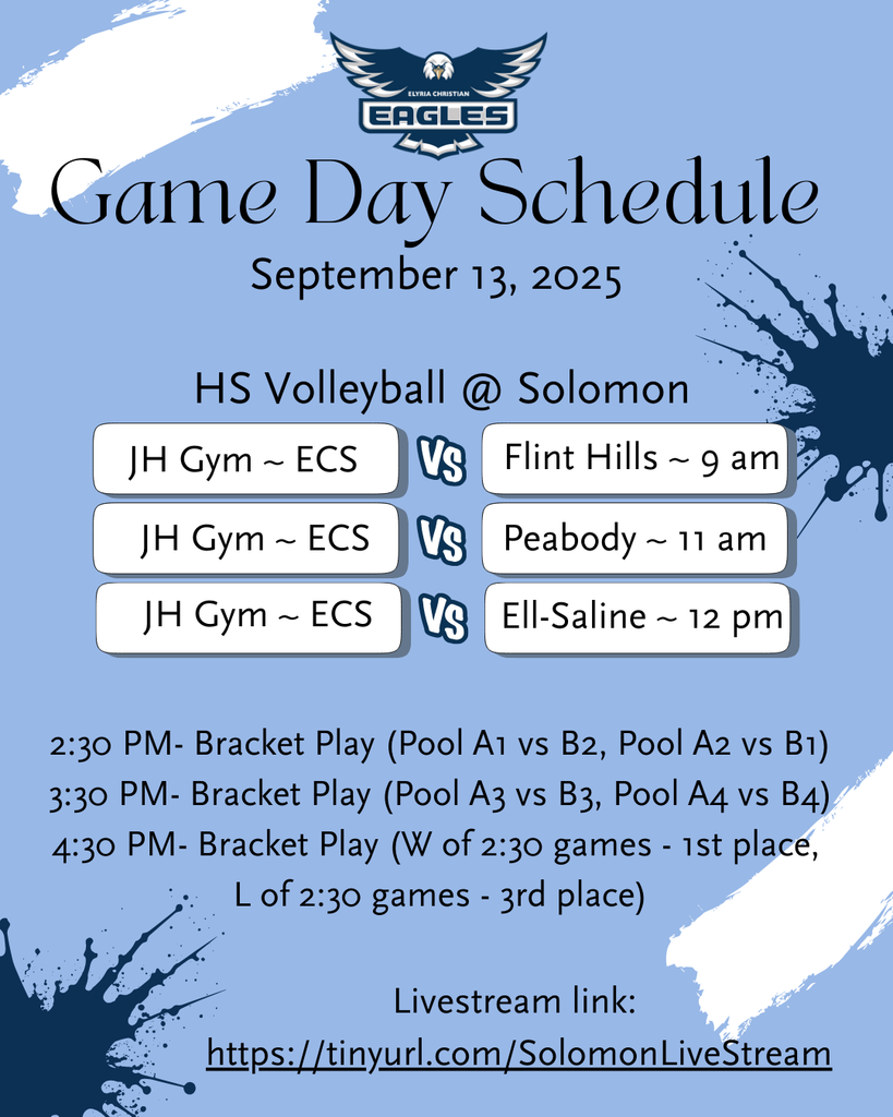 HS Vball schedule