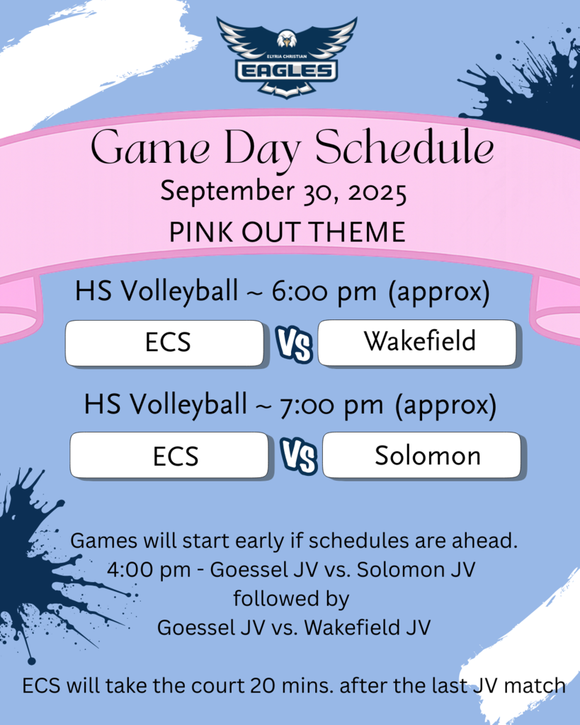 Game Day Schedule