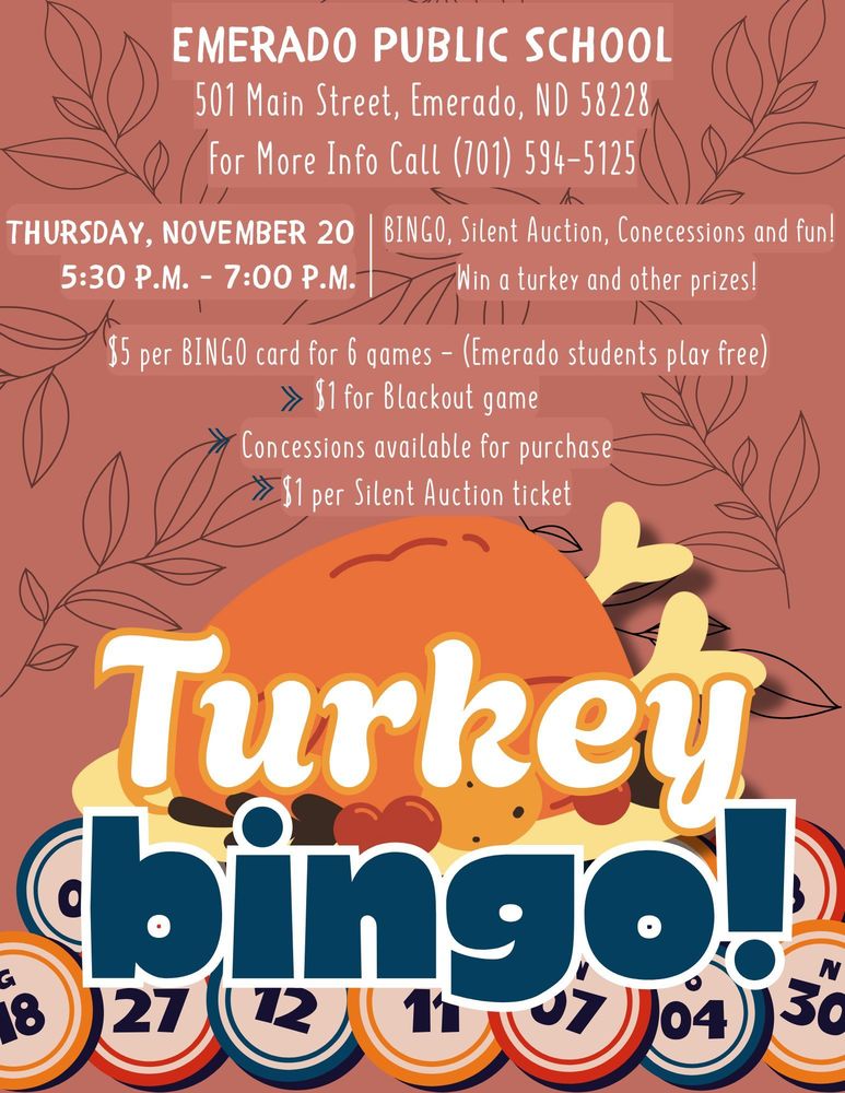 Turkey Bingo